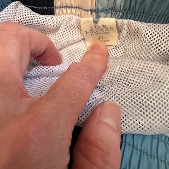 Blue Rooster Blue Stripe Swim Trunks - Picture 2 of 3